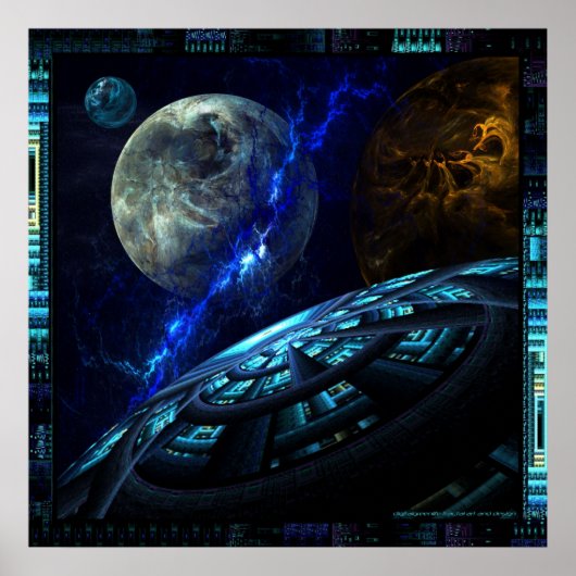 uitzicht van het dek poster (Voorkant)