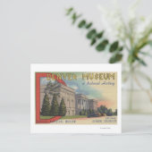 Uitzicht van het Denver Museum of Natural History Briefkaart (Staand voorkant)