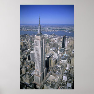 Uitzicht van het Empire State Building en Poster