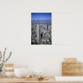 Uitzicht van het Empire State Building en Poster (Keuken)