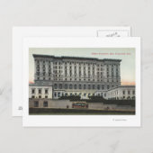 Uitzicht van het Fairmont-hotel Briefkaart (Voorkant / Achterkant)