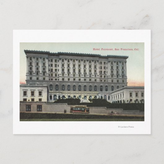 Uitzicht van het Fairmont-hotel Briefkaart (Voorkant)