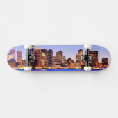 Uitzicht van het financiële district van het centr skateboard (Horizontaal)
