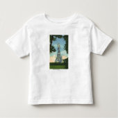 Uitzicht van het Forefathers Monument # 2 Kinder Shirts (Voorkant)