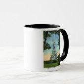 Uitzicht van het Forefathers Monument # 2 Mok (Voorkant rechts)