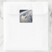 Uitzicht van het Gaspe-schiereiland Vierkante Sticker (Tas)