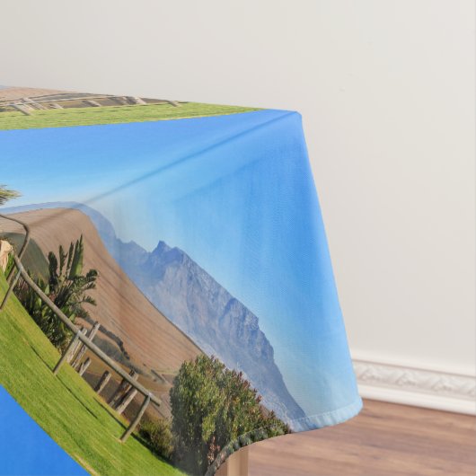 Uitzicht van het gebergte van Kaapstad Tafelkleed (Voorbeeld)
