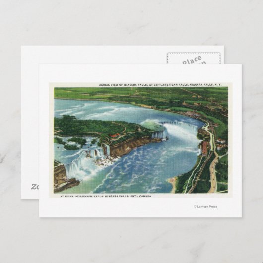 Uitzicht van het gehele Niagara-Herfst 2 Briefkaart (Voorkant / Achterkant)