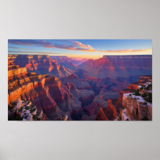 Uitzicht van het Grand Canyon Poster