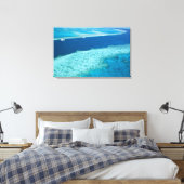 Uitzicht van het Great Barrier Reef door het Canvas Afdruk (Insitu (Slaapkamer))