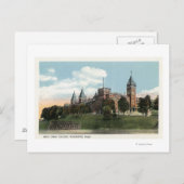 Uitzicht van het Heilige Kruiscollege Briefkaart (Voorkant / Achterkant)