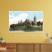 Uitzicht van het Heilige Kruiscollege Canvas Afdruk (Insitu (Woonkamer))