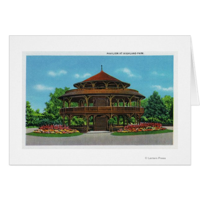 Uitzicht van het Highland Park Pavilion (Voorkant Horizontaal)