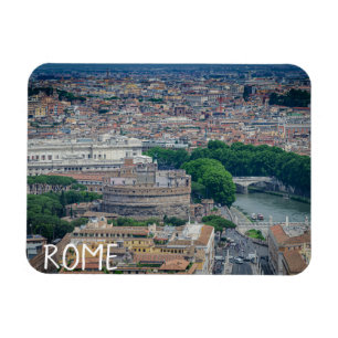 Uitzicht van het historische stadscentrum van Rome Magneet