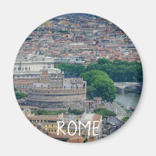 Uitzicht van het historische stadscentrum van Rome Magneet