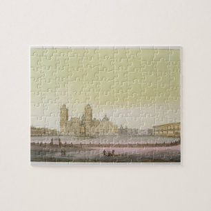 Uitzicht van het hoofdplein in Mexico City (kleur Legpuzzel