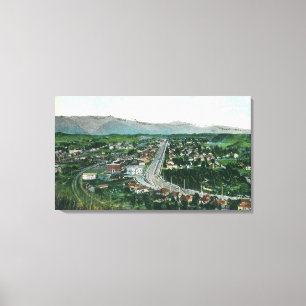 Uitzicht van het Hooglandpark Canvas Afdruk
