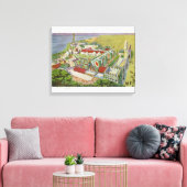 Uitzicht van het Ierse dorp Canvas Afdruk (Insitu (Woonkamer))