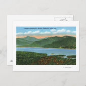 Uitzicht van het Indische meer en het Snowy-geberg Briefkaart (Voorkant / Achterkant)