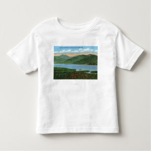 Uitzicht van het Indische meer en het Snowy-geberg Kinder Shirts