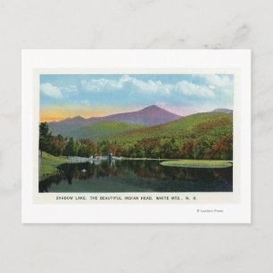 Uitzicht van het Indische Schaduwmeer Briefkaart