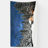 Uitzicht van het kajuitgebergte spandoek (Verticaal)