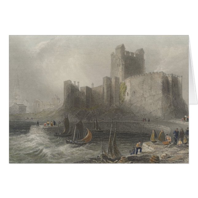 Uitzicht van het kasteel van Carrifergus (Voorkant Horizontaal)