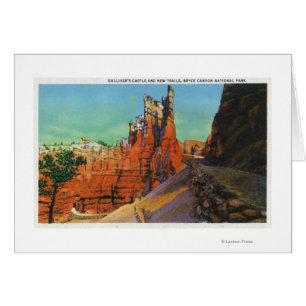 Uitzicht van het kasteel van Gulliver en van New T