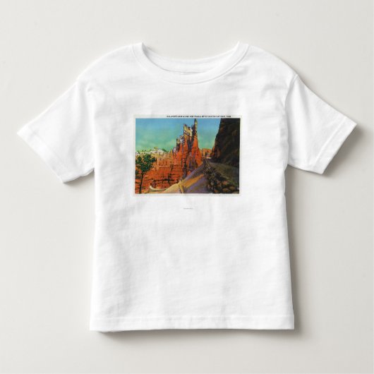 Uitzicht van het kasteel van Gulliver en van New T Kinder Shirts (Voorkant)