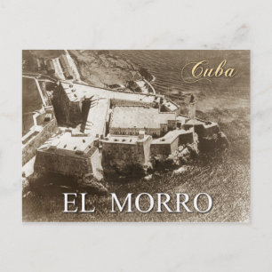 Uitzicht van het kasteel van Morro, Havana, Cuba Briefkaart