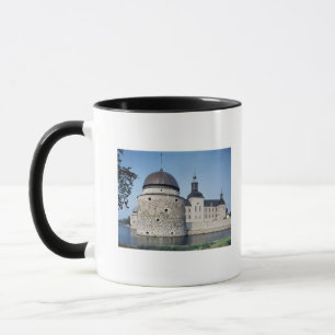 Uitzicht van het kasteel van Vadstena, ingebouwd i Mok