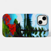 Uitzicht van het katoenlandmeer Case-Mate iPhone case (Achterkant (horizontaal))