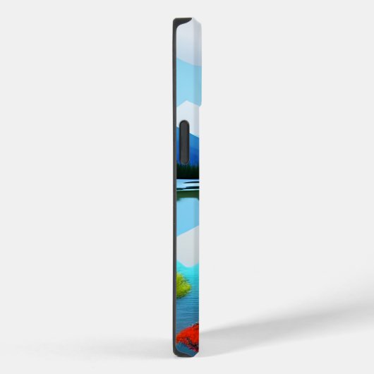 Uitzicht van het katoenlandmeer Case-Mate iPhone case (Achterkant / Rechts)