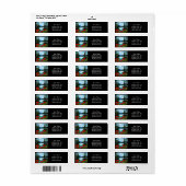 Uitzicht van het katoenlandmeer etiket (Full Sheet)