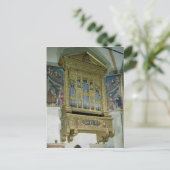 Uitzicht van het kerkorgaan, c.1590 briefkaart (Staand voorkant)