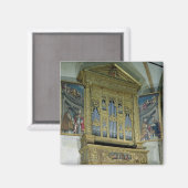 Uitzicht van het kerkorgaan, c.1590 magneet (Voorkant / Achterkant)