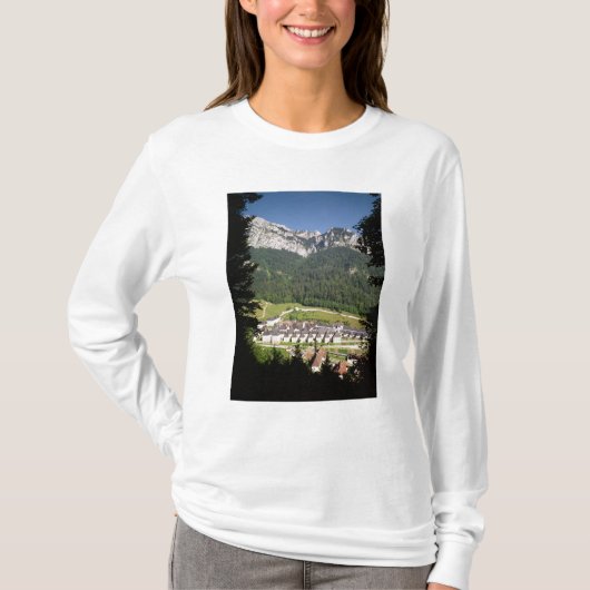 Uitzicht van het kloostercomplex t-shirt (Voorkant)