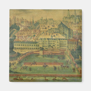 Uitzicht van het Koninklijk Paleis, Brussel Magneet