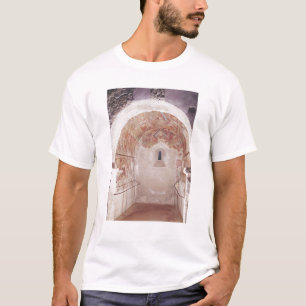 Uitzicht van het koor met frescoes t-shirt