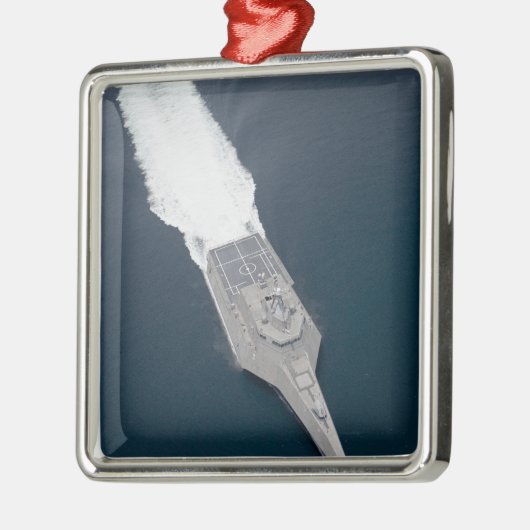 Uitzicht van het kustgevechtsschip metalen ornament (Links)