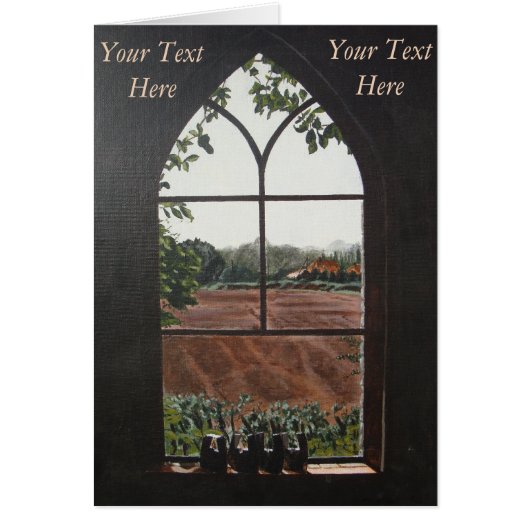 uitzicht van het landschap van de kerk (Voorkant)