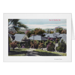 Uitzicht van het luchtvervoer van de woonplaats Se