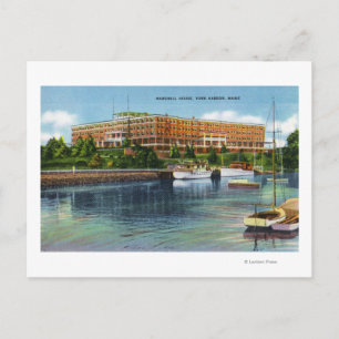 Uitzicht van het Marshall House Briefkaart