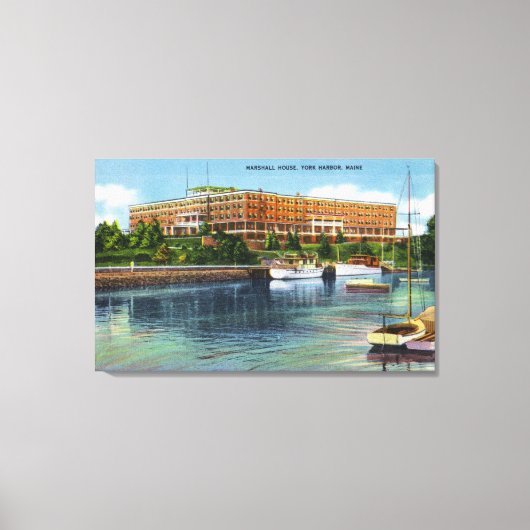 Uitzicht van het Marshall House Canvas Afdruk (Voorkant)