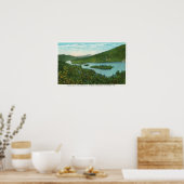 Uitzicht van het meer poster (Keuken)