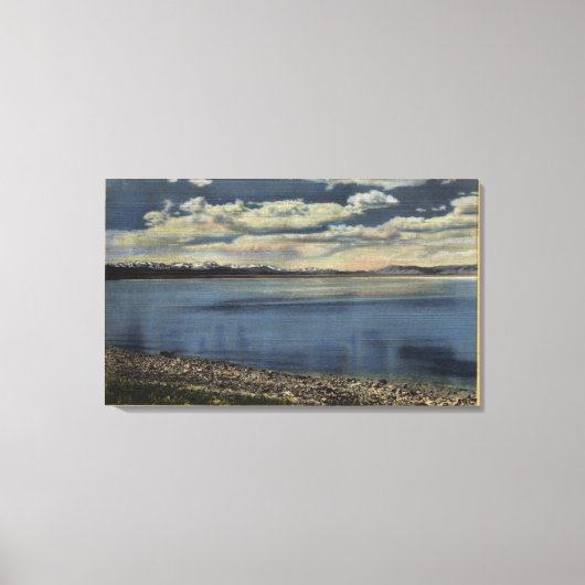 Uitzicht van het meer van Crowley Canvas Afdruk (Voorkant)