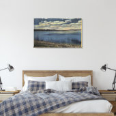 Uitzicht van het meer van Crowley Canvas Afdruk (Insitu (Slaapkamer))