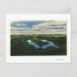 Uitzicht van het meer van het meerzuur briefkaart