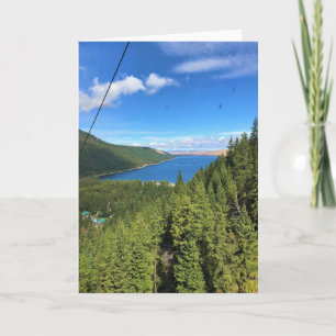 Uitzicht van het meer van Wallowa, Oregon Kaart