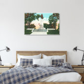 Uitzicht van het Monument voor de Champlap Canvas Afdruk (Insitu (Slaapkamer))